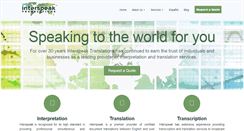 Desktop Screenshot of interspeaktrans.com